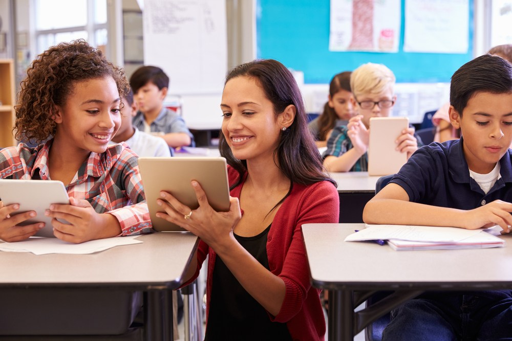 Students in a classroom