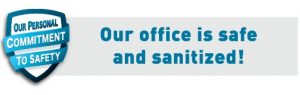 Our office is save and sanitized