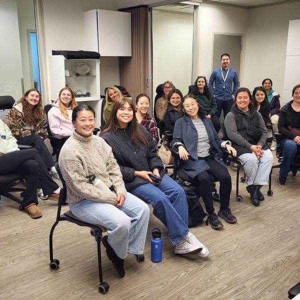 Students from Capilano University's Rehabilitation Assistant Program and our Solutions team in the Solutions lab.