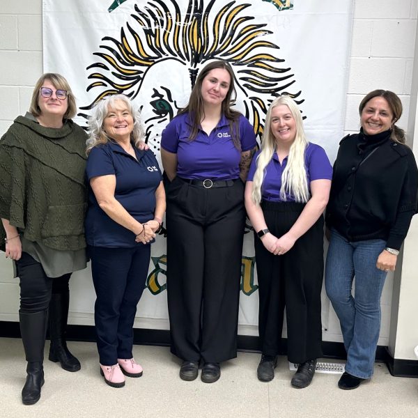 Neil Squire staff with staff from École Monseigneur De Laval